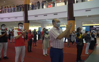 Duta Mall Gemakan Tepuk Tangan 56 Detik